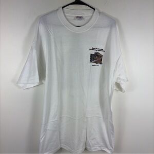 Vintage 2002 Good year Tshirt Spirirt Of America Blimp Tires White Adult XL